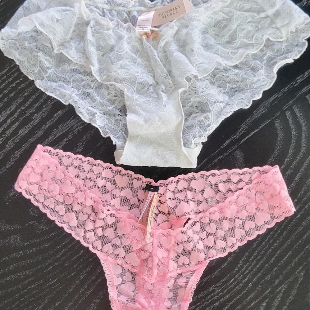 NWT VS Thong and Hiphugger Panties Bundle